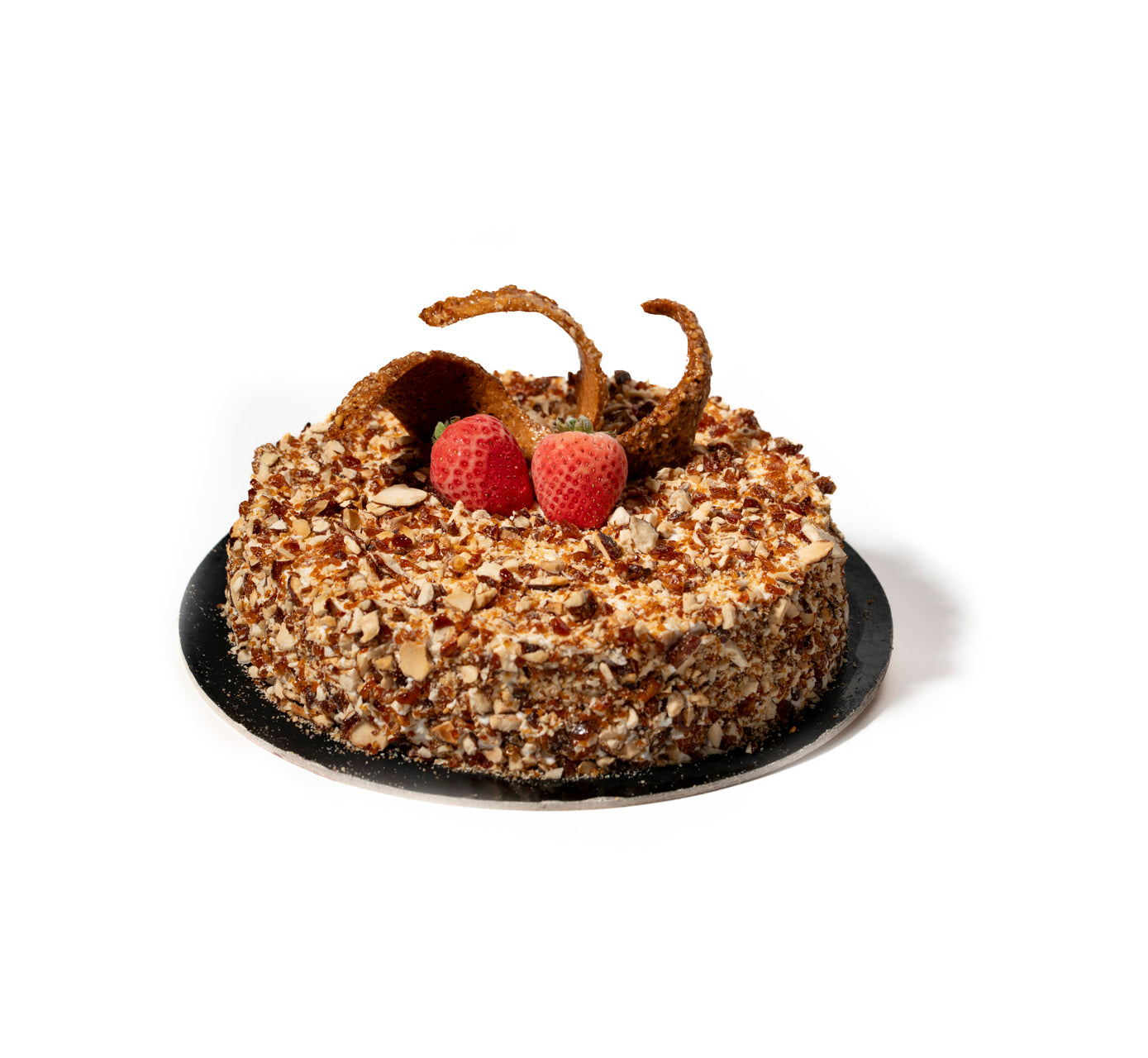 Torta "Torronata" con ricotta, ricoperta di torrone